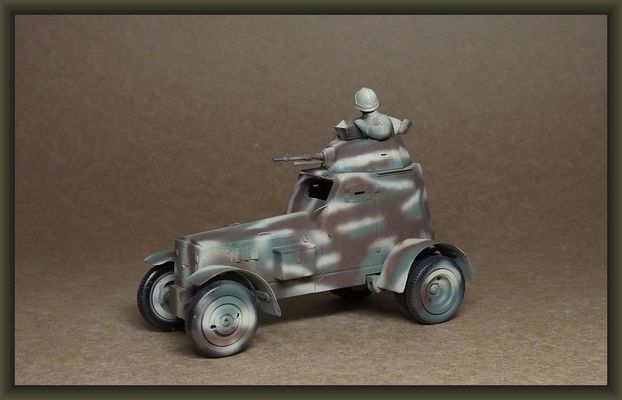 Polish Armored Car Wz.34, Diorama 1:35, Building Stages