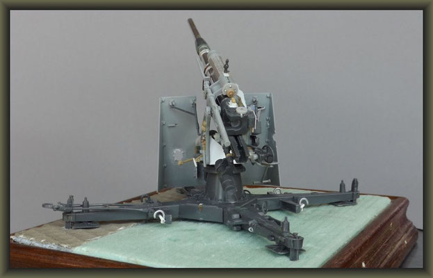 88mm Flak 37 ; Diorama 1:35 ; 1. Stage