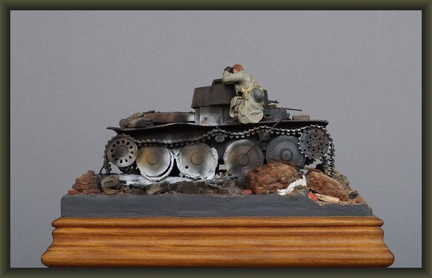 Travellers Czech, PzKpfw 38 (t), Diorama 1:35, Completion