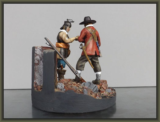 'Basing House' ; 1/32 Figure Conversion ; Completion