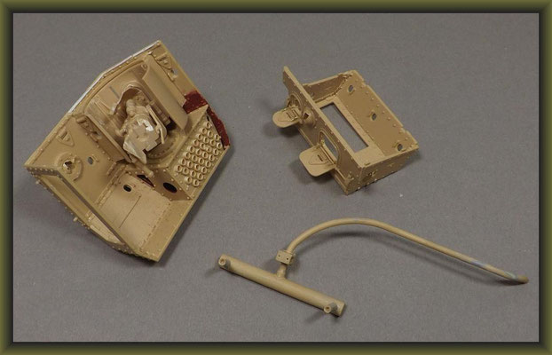 British Mk. V Tank 'Hermaphrodite' Diorama 1:35 Building Stages