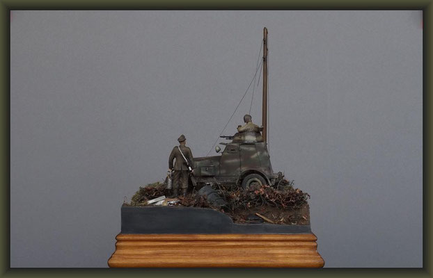 Cannery Row, Polish Armored Car Wz.34, Diorama 1:35, Completion