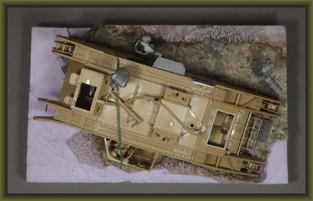 British Mk. V Tank 'Hermaphrodite' Diorama 1:35 Building Stages