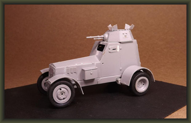 Polish Armored Car Wz.34, Diorama 1:35, Building Stages