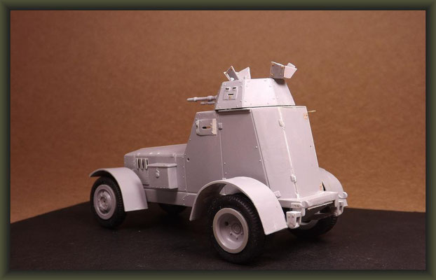 Polish Armored Car Wz.34, Diorama 1:35, Building Stages