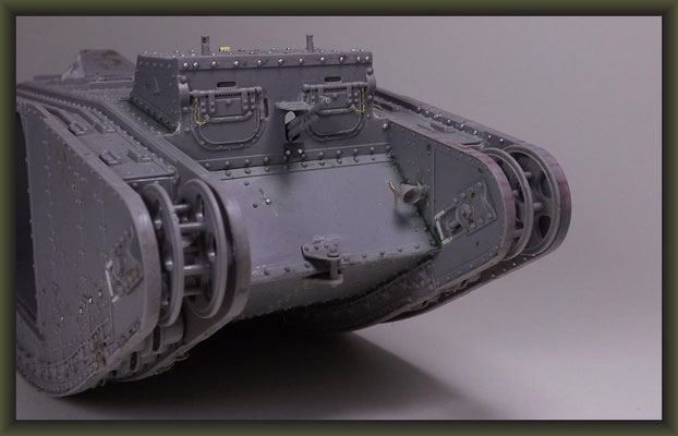 British Mk II Female Tank, Diorama 1:35