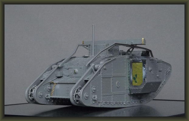 British Mark V 'Male' Tank, Diorama 1:35, Building Report