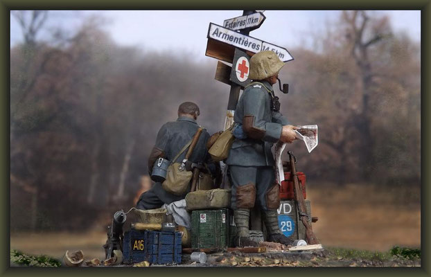 Up The Junction, WWI Vignette, Figure Conversion