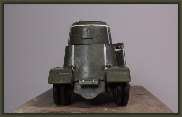 Soviet Armored Car BA-10A, Zvezda 3617, Building Report, Diorama 1:35