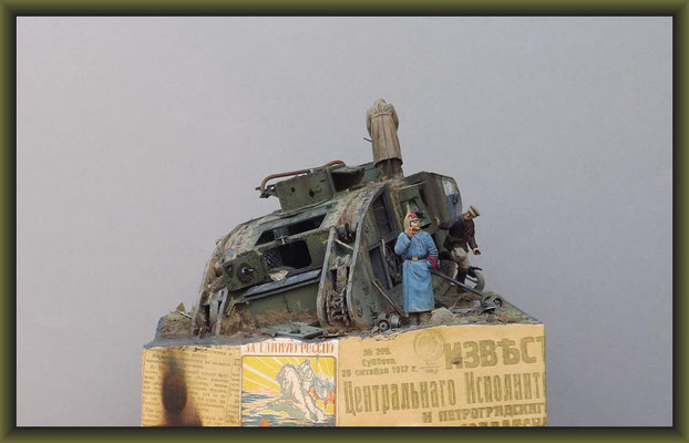 "Cannibals" British Mk. V Tank 'Hermaphrodite' Diorama 1:35