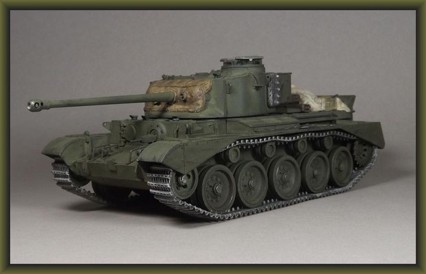 British Cruiser Tank A34 Comet Diorama 1:35 Building Stages