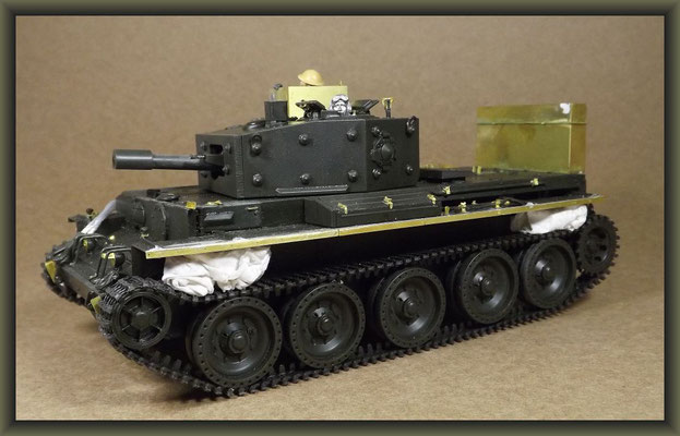 Centaur C.S.Mk.IV, Diorama 1:35, Building Stages