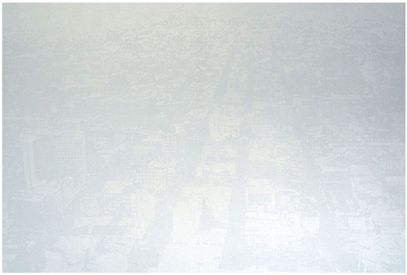 City<br />2006<br />Acryl auf Baumwolle<br />140 cm x 245 cm