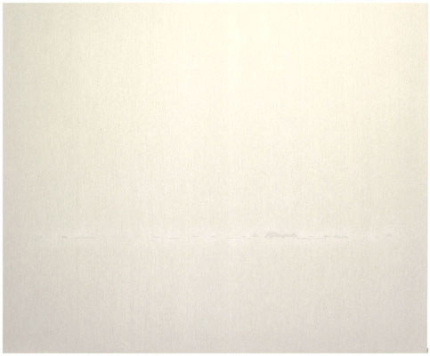 Horizont 2<br />2011<br />Sepiatusche und Acryllack auf Leinen<br />140 cm x 170 cm