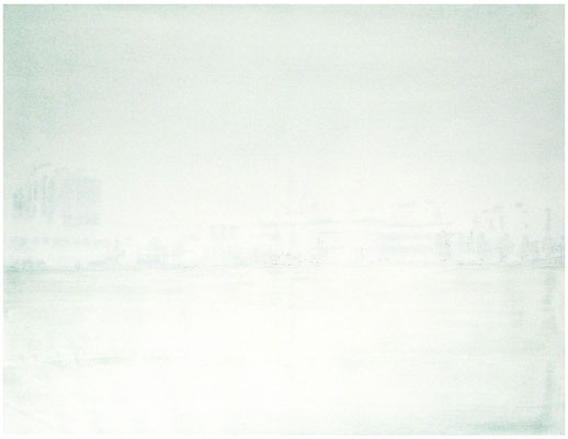 Neubausiedlung<br />2006<br />Acryl auf Baumwolle<br />100 cm x 150 cm