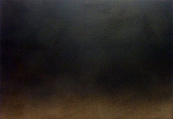 Ohne Titel<br />2016<br />Sepiatusche auf Leinen<br />125 cm x 180 cm