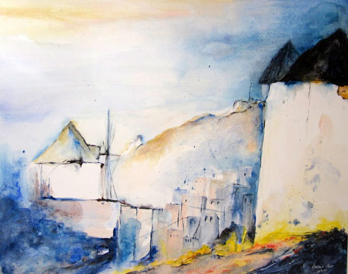 Griechische Landschaft  50x40x4