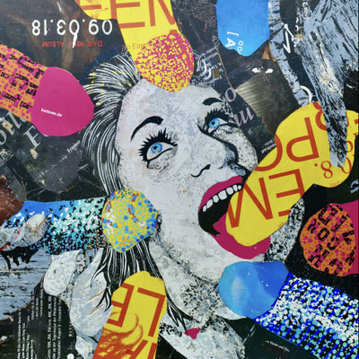 Relation 05 l 2019 l Papier auf Holz