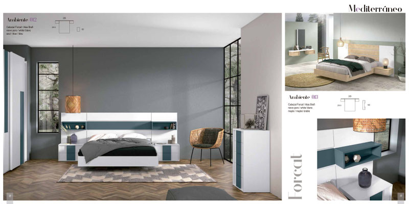DORMITORIO MEDITERRANEO 12 IGUAL FOTO PRECIO: 1.538€ DORMITORIO MEDITERRANEO 13 IGUAL FOTO PRECIO: 942€ AUXILIAR PRECIO: 419€ NO INCLUYE COLCHÓN, NI DECORACIÓN