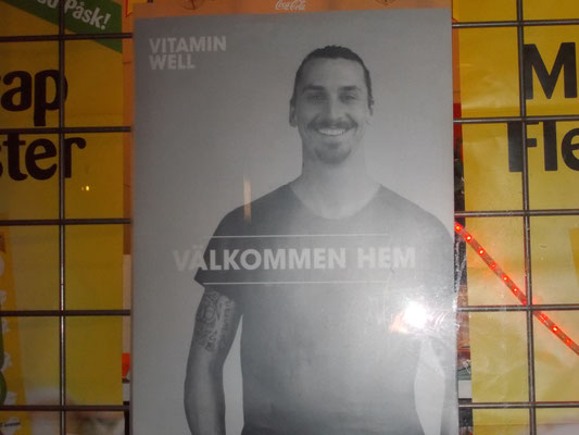 Zlatan allgegenwärtig