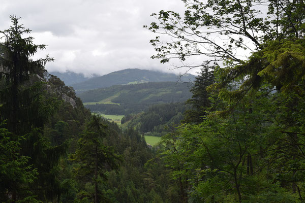 Blick Richtung Ennstal im Süden.