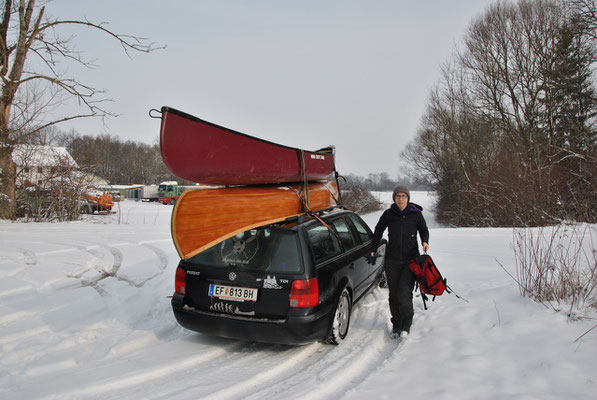 Ein wenig Neuschnee aber angenehme Temperatur