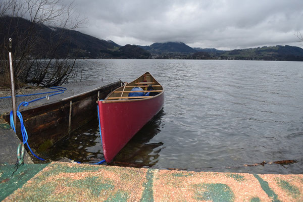 Für Paddler ist sogar die Anlegestelle vorhanden.