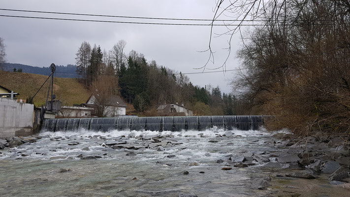 km25,42 Wehr Leberbauer Säge