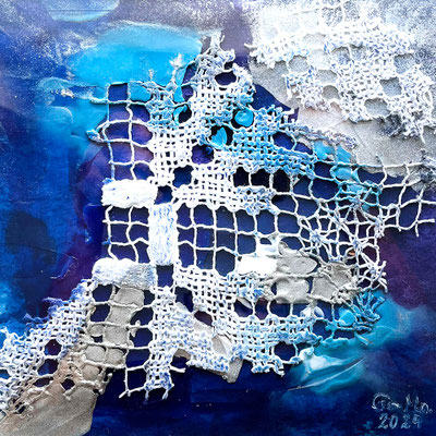 58 / 20,5x20,5 cm mit Passepartout/Rahmen 27x27 cm