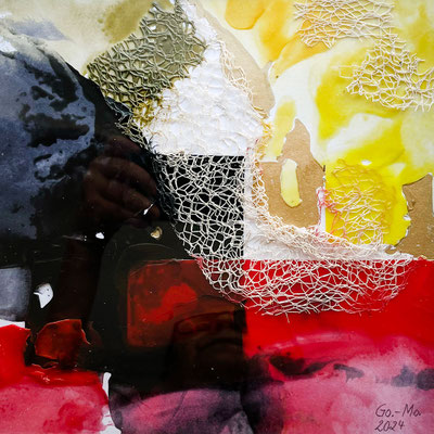 57 / 20,5x20,5 cm mit Passepartout/Rahmen 27x27 cm