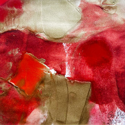 88 / 14x14 cm mit Passepartout/Rahmen 20x20 cm