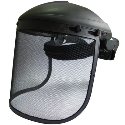 Model #201M Face Shield with Steel Mesh, Both with CE & UKCA Certificates of EN1731 Standards