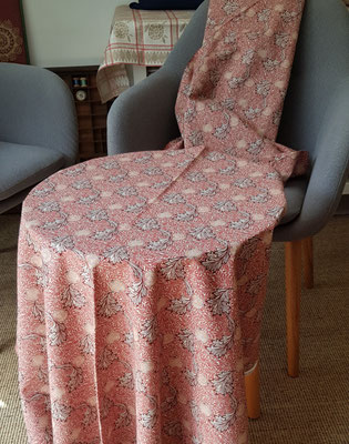 Tischdecke Baumwolle William Morris M052 REDXX 