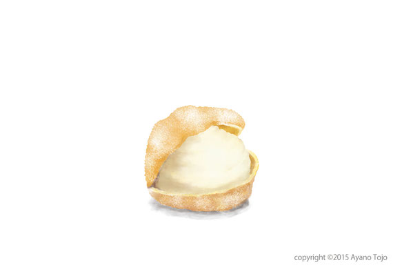 シュークリーム：cream-puff