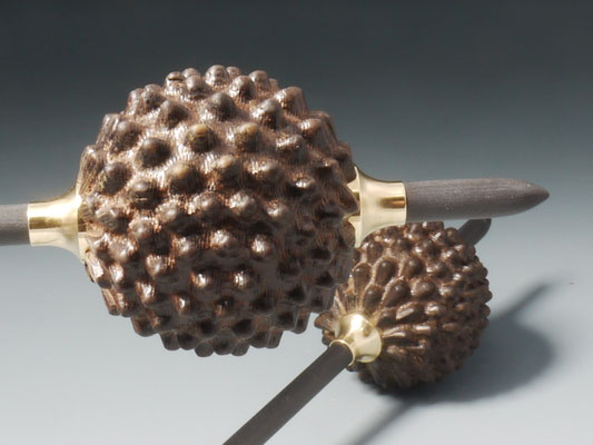 Handspindel in Kugelform