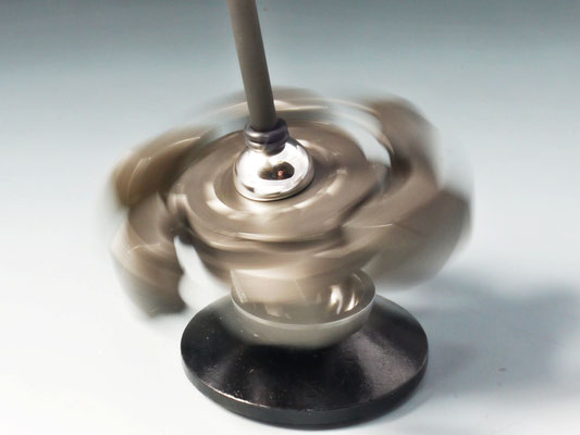 Handspindel aus einem Fidgetspinner