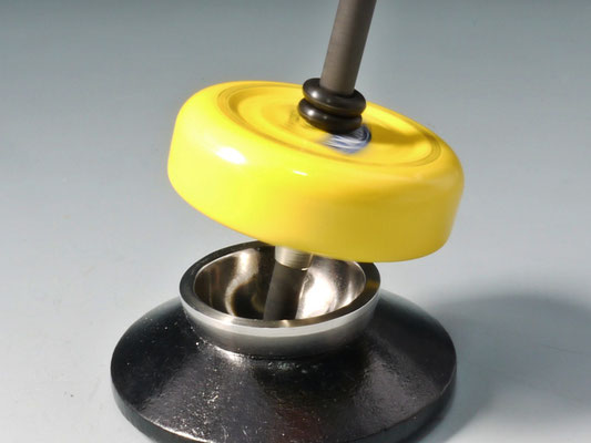 Handspindel aus einem Flaschendeckel