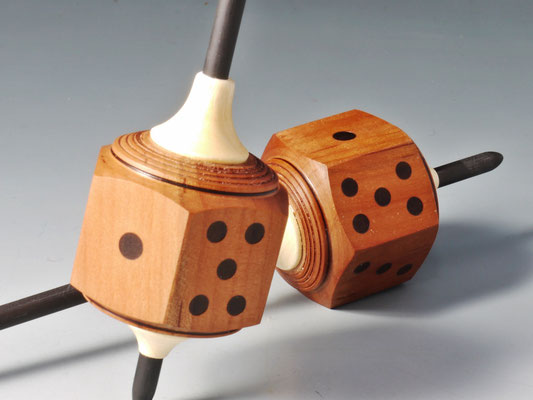 Handspindel aus Würfel