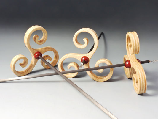 Handspindel Triskele