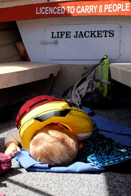 Même en bateau, on loupe pas la sieste !