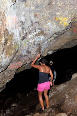 Visite d'un grotte