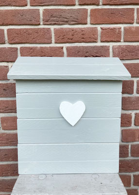 Briefkasten aus Holz Gartenhaus Gartenaccessoires Annelenes Trittau Mühlenmarkt Trittau Einweihungsgeschenk personalisiert 