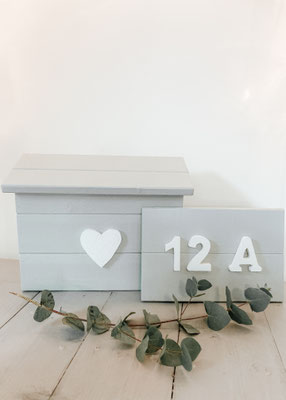 Briefkasten aus Holz Gartenhaus Gartenaccessoires Annelenes Trittau Mühlenmarkt Trittau Einweihungsgeschenk personalisiert 