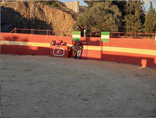 plaza para suelta de vaquillas en Chiclana De La Frontera