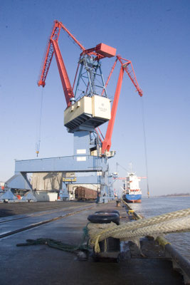 Niedersachsenports Brake Unterweser Hafen  ©Nicole Buczior 