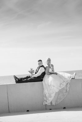Hochzeitfotos Norddeich  Ostfriesland Nordsee Fotograf Norden Nicole Buczior