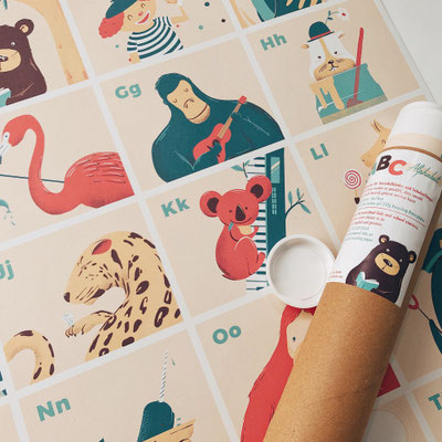 ABC print Close Up