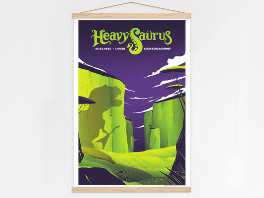 Heavy Saurus + poster hanger