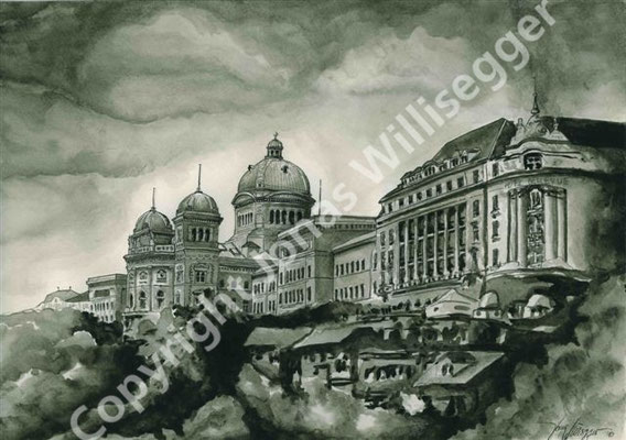 Bundeshaus Bern, Tusche