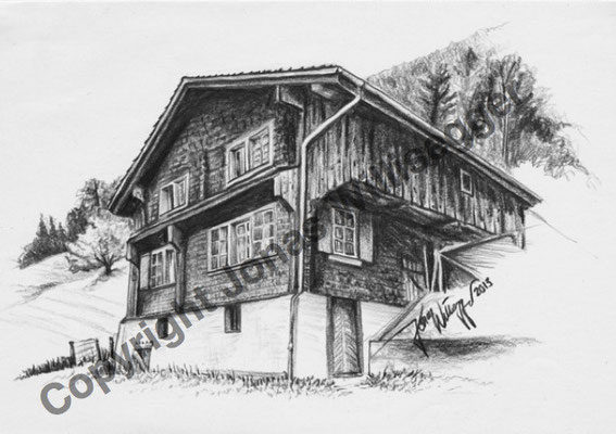 Mänzigried, Bleistift und Kohle